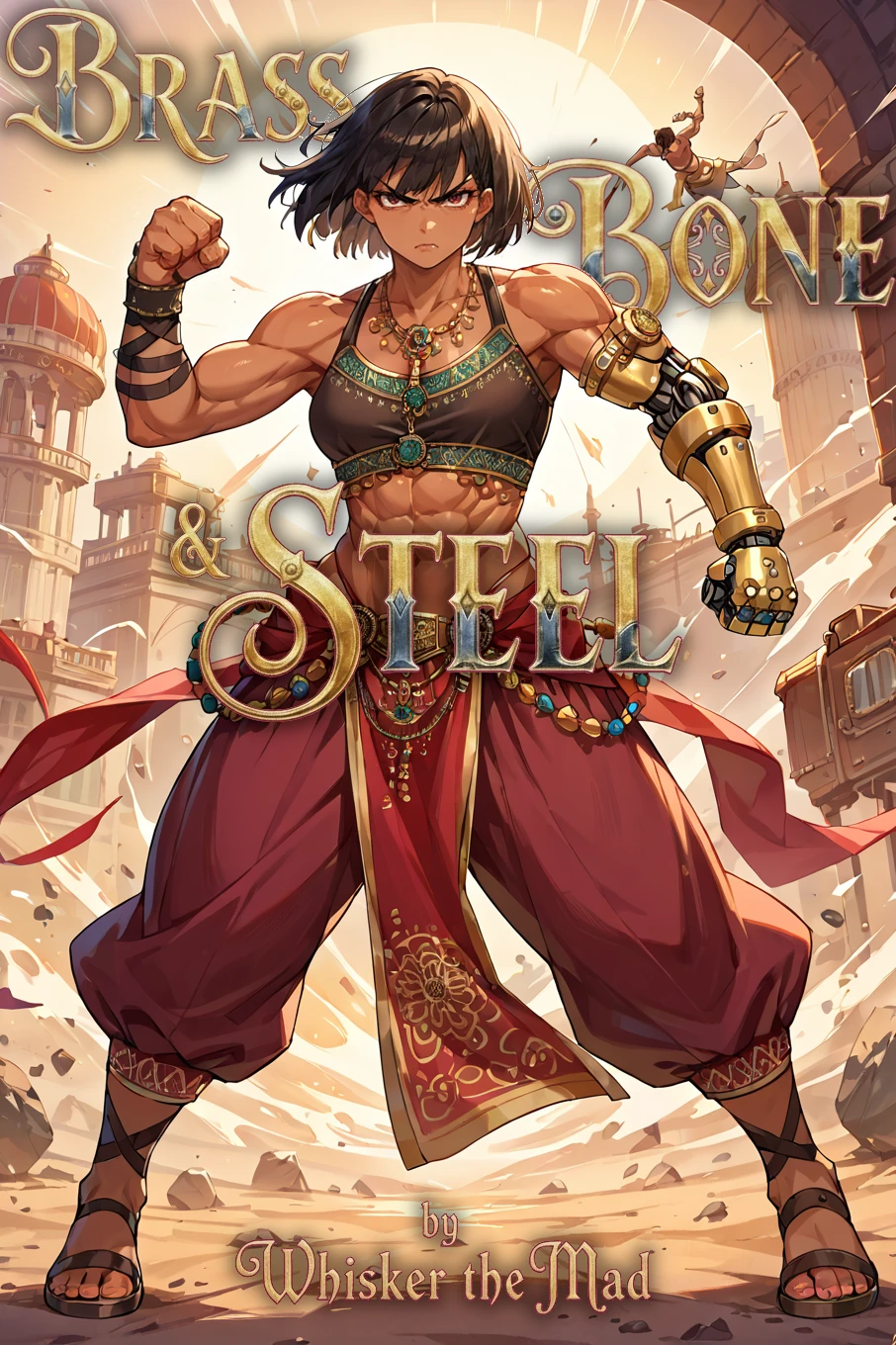 Cover of Brass, Bone, & Steel